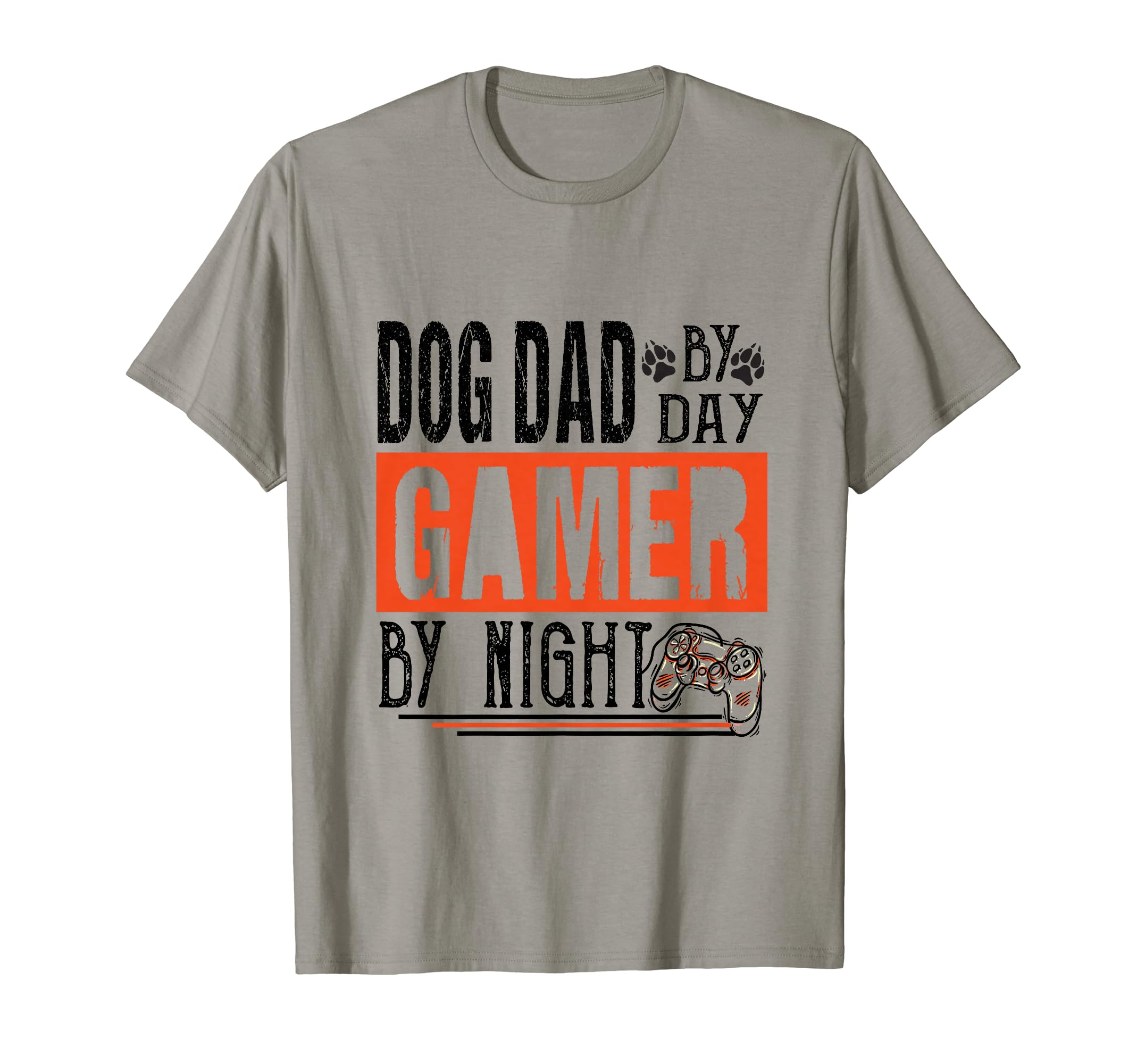 Mens Dog Dad Day Gamer Night T-Shirt - Fun Novelty Design for Adults - T-Shirt, Sweatshirt, Hoodie