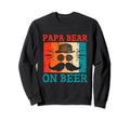 Papa Bear Beer Dad Beer Lover Sweatshirt - Custom Art Print for Adults - T-Shirt, Sweatshirt, Hoodie