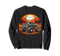 Monster Truck Dad Fathers Day Click Hoodie - Minimalist Print Men Women - T-Shirt, Sweatshirt, Hoodie
