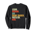 Fathers Day Legend Husband Dad Sweatshirt - Minimalist Print Men Women - T-Shirt, Sweatshirt, Hoodie