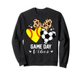 Game Day Vibes Funny Soccer Sweatshirt - Unique Graphic for Adults - T-Shirt, Sweatshirt, Hoodie