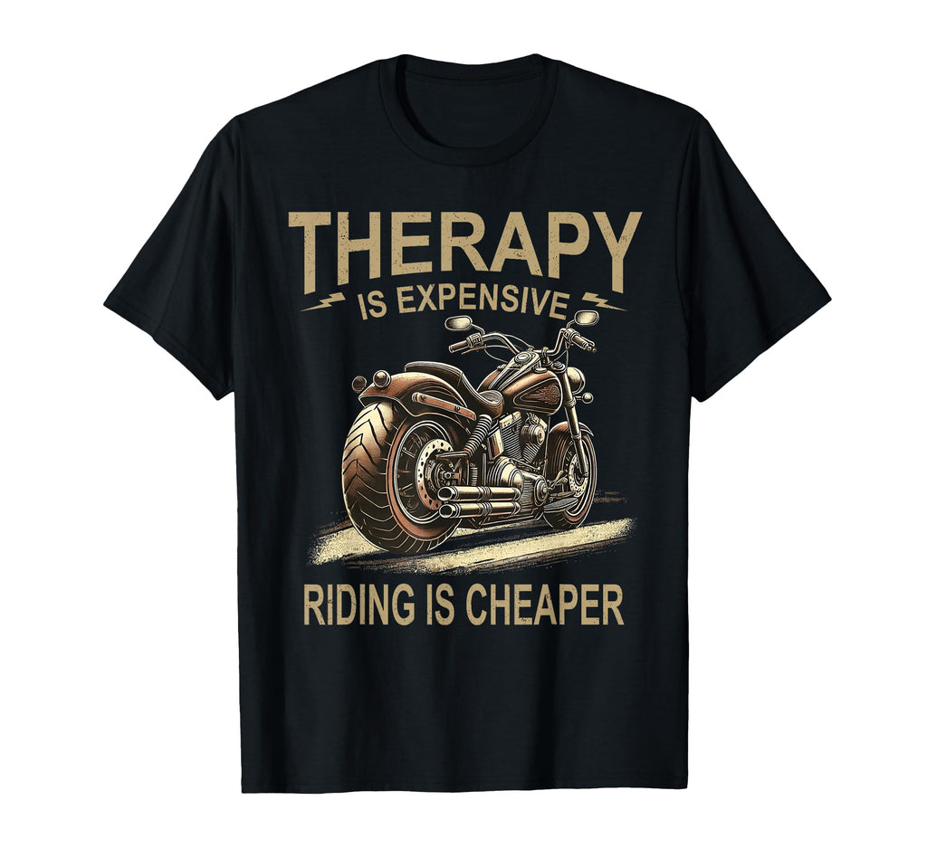 Lover Rider Therapy Motorcycle T-Shirt - Aesthetic Graphic for Adults - T-Shirt, Sweatshirt, Hoodie