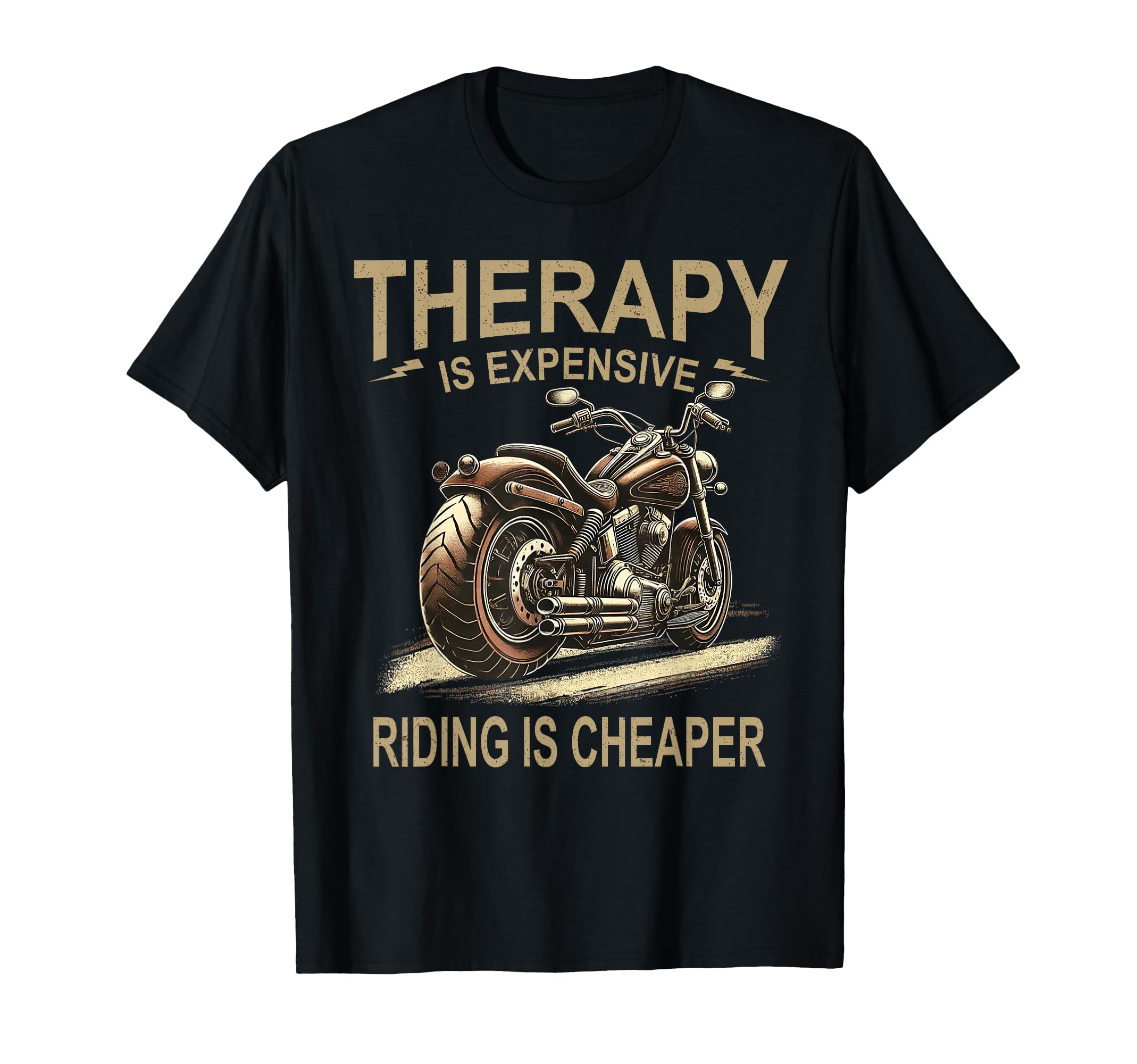 Lover Rider Therapy Motorcycle T-Shirt - Aesthetic Graphic for Adults - T-Shirt, Sweatshirt, Hoodie