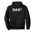 Dad Twins Father Two Twin Dad Squared Hoodie - Custom Art Print for Adults - T-Shirt, Sweatshirt, Hoodie