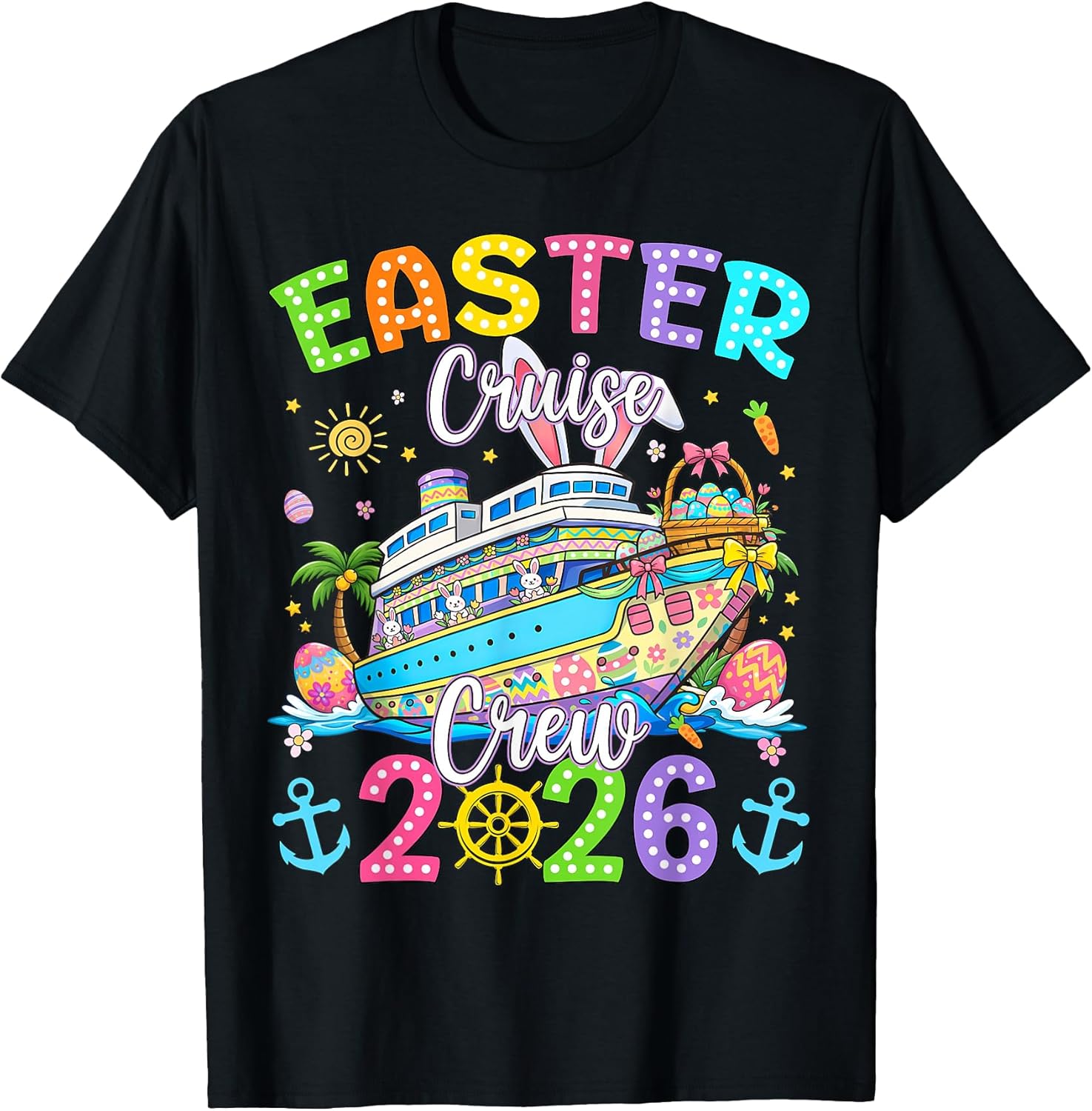 Easter Cruise Crew 2026 Matching Family Vacation Men - Adult & Kids T-Shirts, Sweatshirts & Hoodies apparel design preview 1