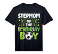 Mens Soccer Stepmom Birthday Party T-Shirt - Minimalist Print for Adults - T-Shirt, Sweatshirt, Hoodie