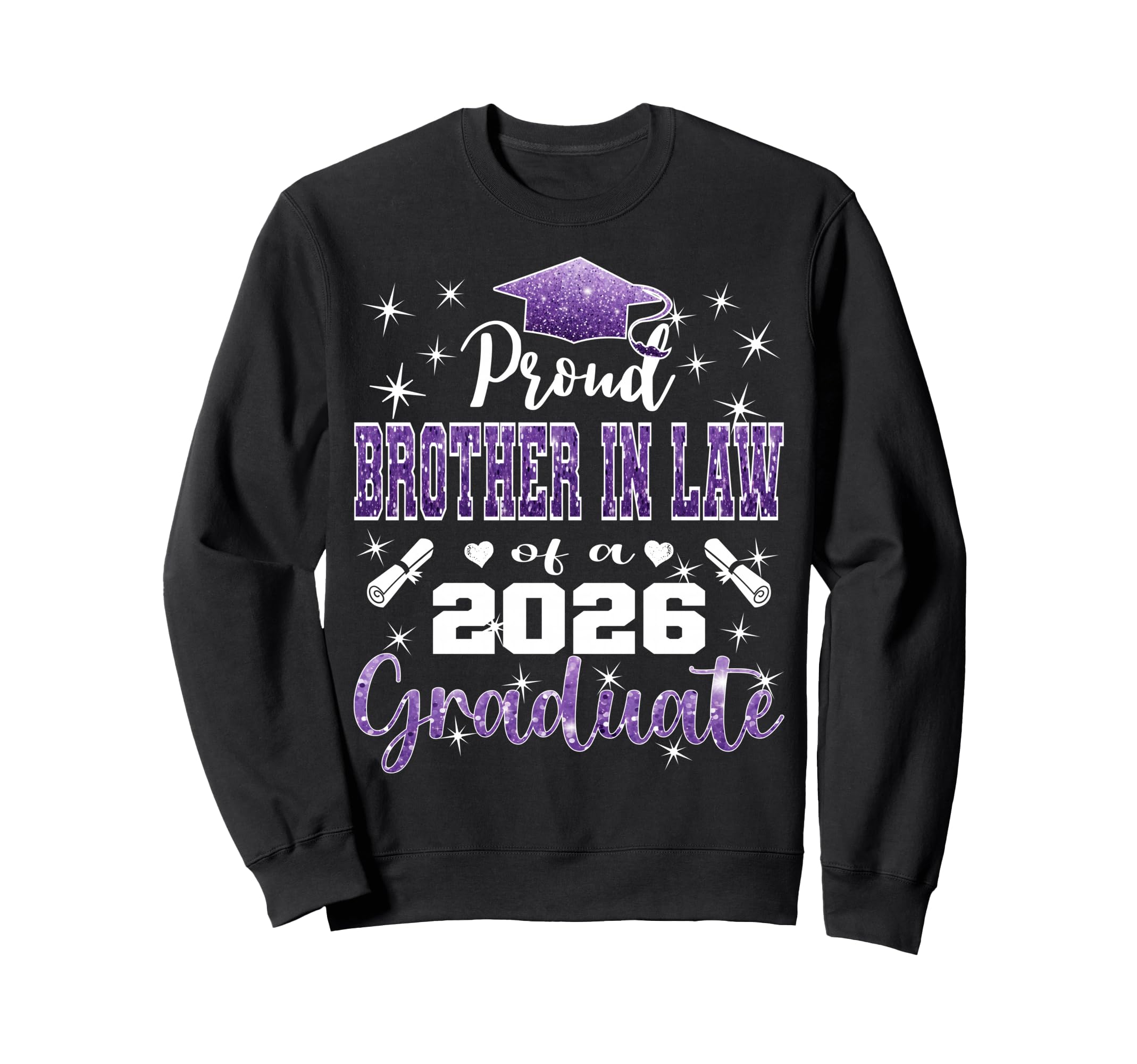 Super Proud Brother Law 2026 Sweatshirt - Custom Art Print for Adults - T-Shirt, Sweatshirt, Hoodie