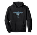 F 16 American Military Fighter Jet Hoodie - Aesthetic Graphic for Adults - T-Shirt, Sweatshirt, Hoodie