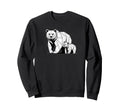 Papa Mama Bear Child Wildlife Sweatshirt - Fun Novelty Design Unisex - T-Shirt, Sweatshirt, Hoodie