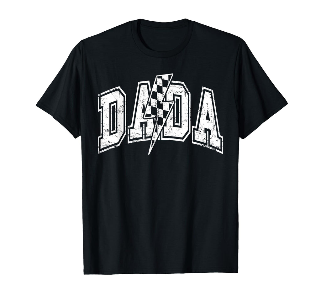 Dada Lightning Bolt Checkered T-Shirt - Fun Novelty Design Men Women - T-Shirt, Sweatshirt, Hoodie