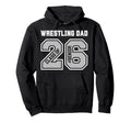 Senior 2026 Wrestling Dad Proud Senior Hoodie - Graphic Print for Adults - T-Shirt, Sweatshirt, Hoodie