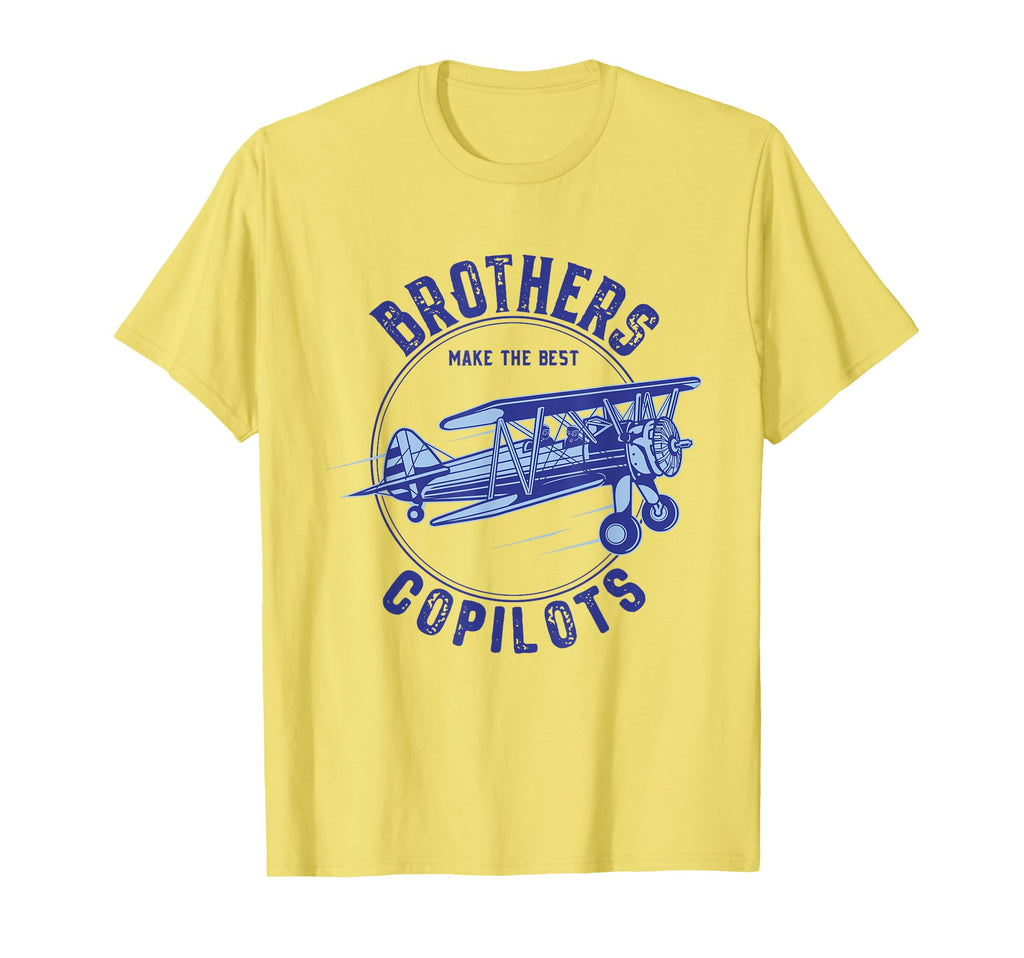 Copilots Brothers Aviation Dad Plane T-Shirt - Custom Art Print Unisex - T-Shirt, Sweatshirt, Hoodie