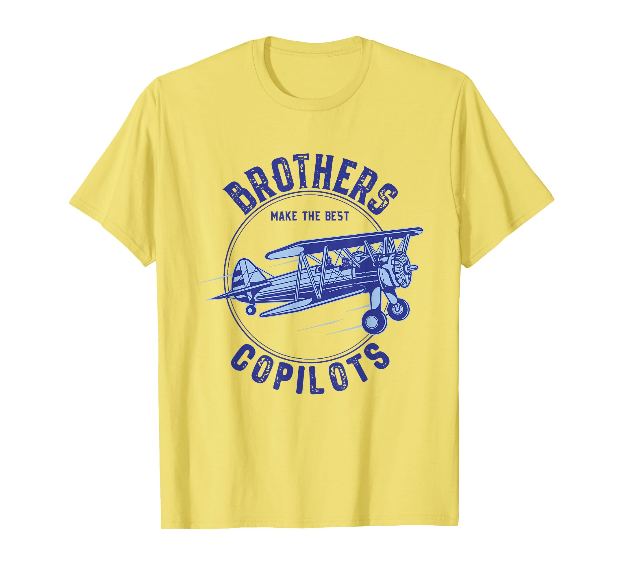 Copilots Brothers Aviation Dad Plane T-Shirt - Custom Art Print Unisex - T-Shirt, Sweatshirt, Hoodie