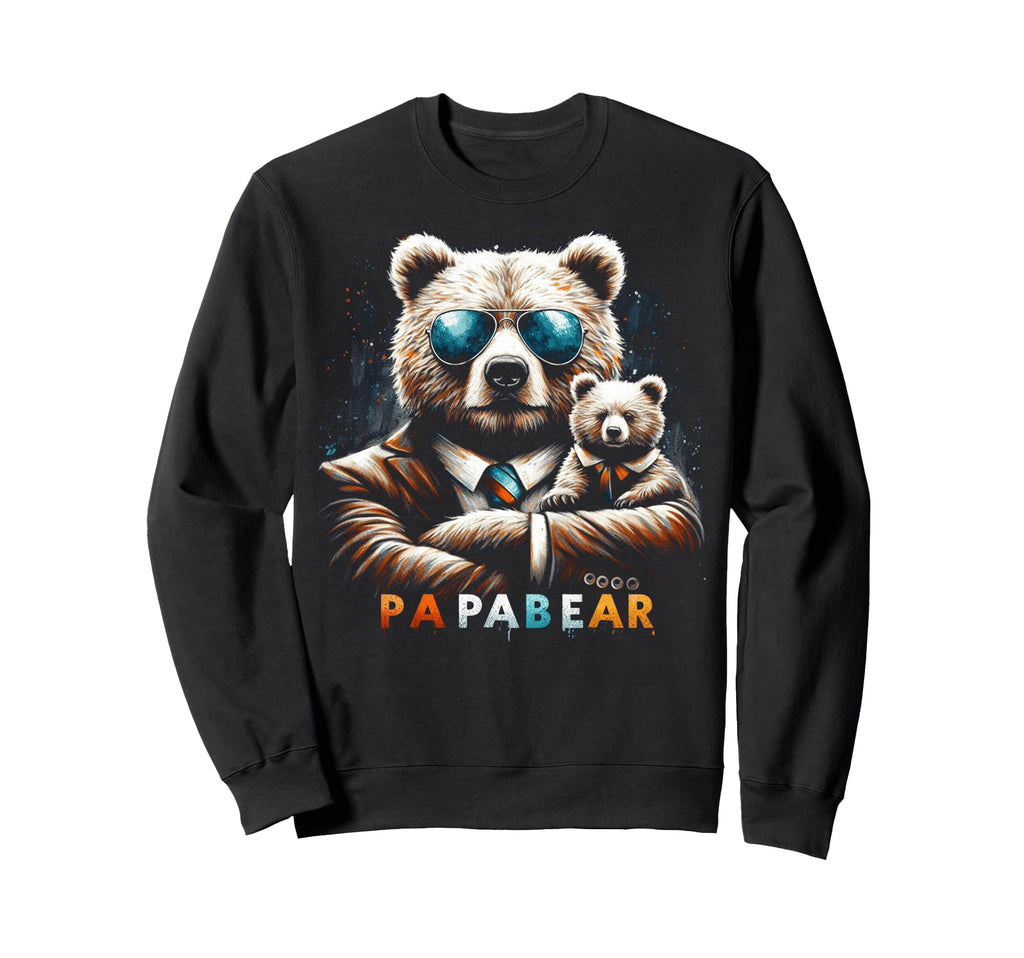 Papa Bear Funny Bears Animal Lover Sweatshirt - Trendy Graphic for Adults - T-Shirt, Sweatshirt, Hoodie