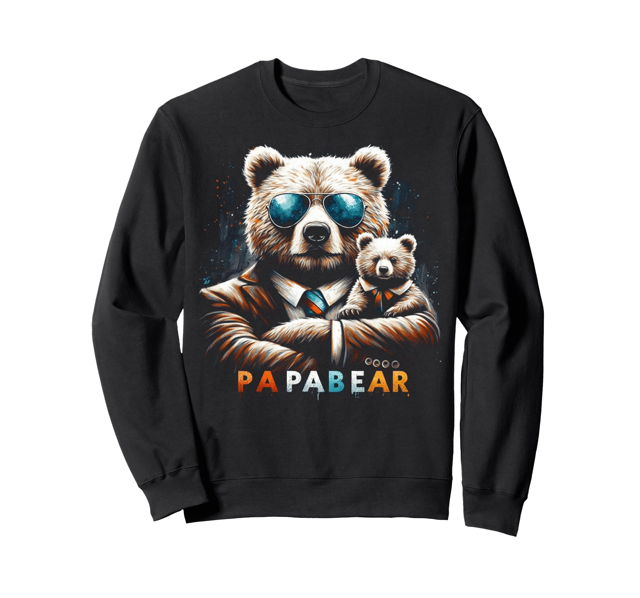 Papa Bear Funny Bears Animal Lover Sweatshirt - Trendy Graphic for Adults - T-Shirt, Sweatshirt, Hoodie