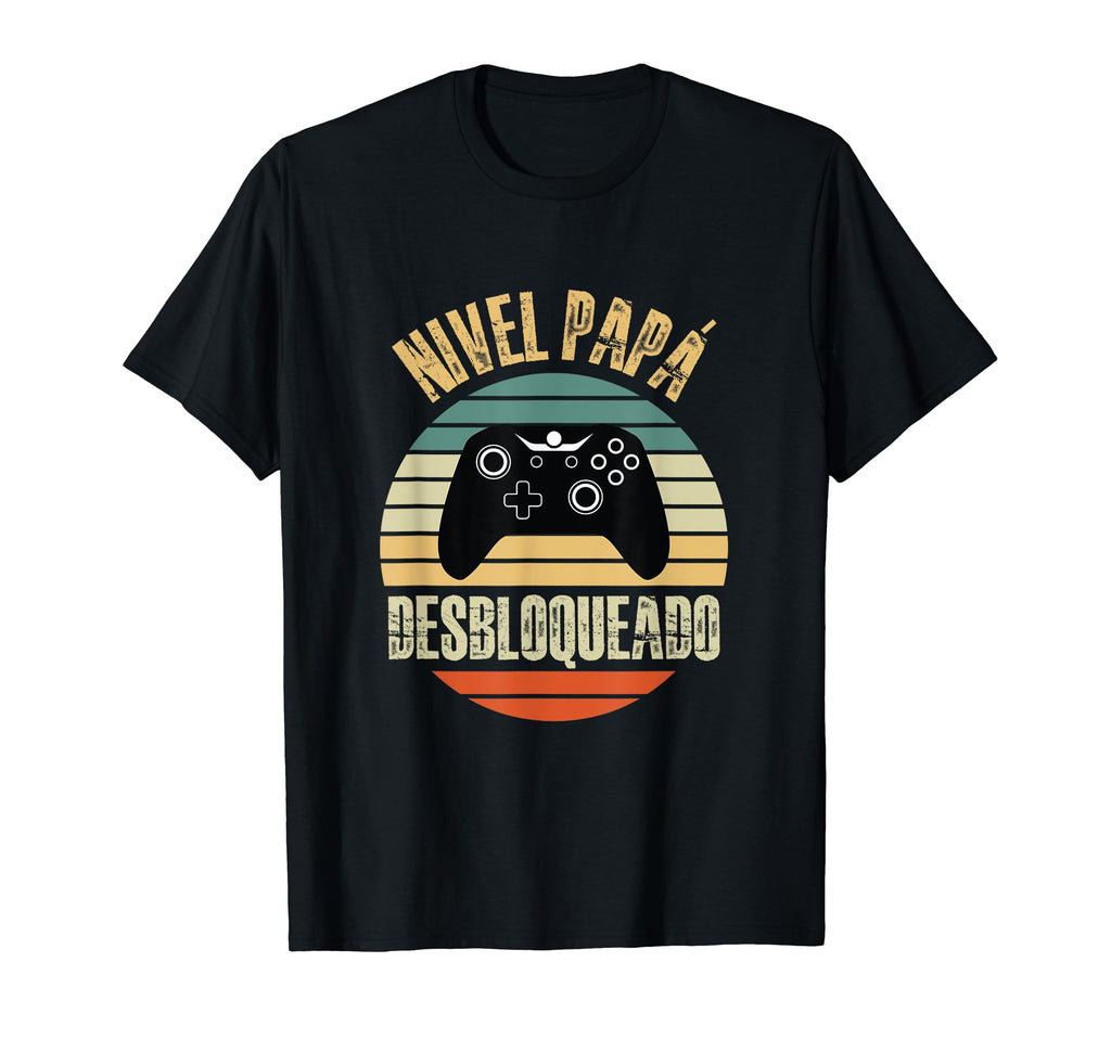 Dad Level Unlocked Dads Gamers T-Shirt - Fun Novelty Design Men Women - T-Shirt, Sweatshirt, Hoodie