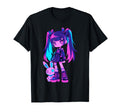 E Anime Grunge Goth Bunny Gothic Outfit T-Shirt - Novelty Apparel Unisex - T-Shirt, Sweatshirt, Hoodie