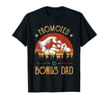 Promoted To Bonus Dad Fist Bump T-Shirt - Minimalist Print for Adults - T-Shirt, Sweatshirt, Hoodie