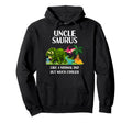 Unclesaurus Uncle Saurus Dinosaur Hoodie - Casual Everyday Wear Men Women - T-Shirt, Sweatshirt, Hoodie