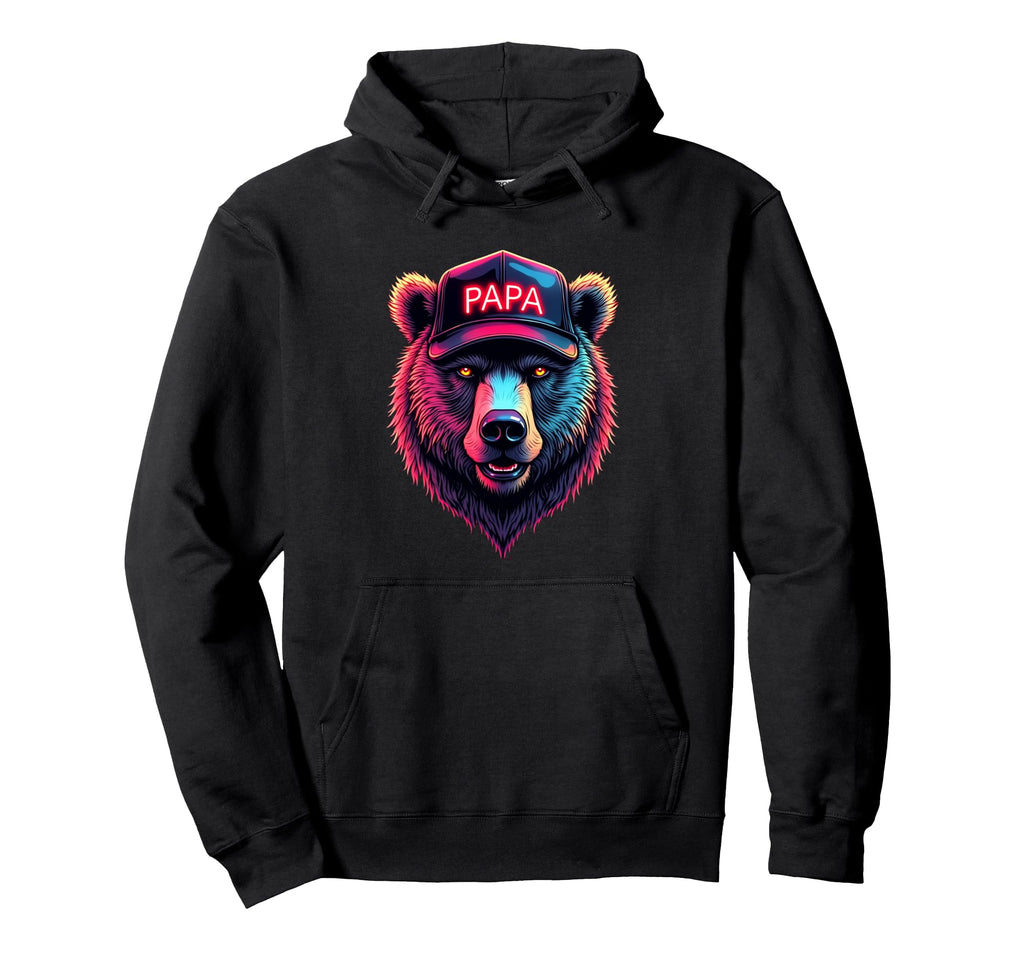 I Love Papa Bear Fun Gay Pride Rainbow Hoodie - Graphic Print Men Women - T-Shirt, Sweatshirt, Hoodie