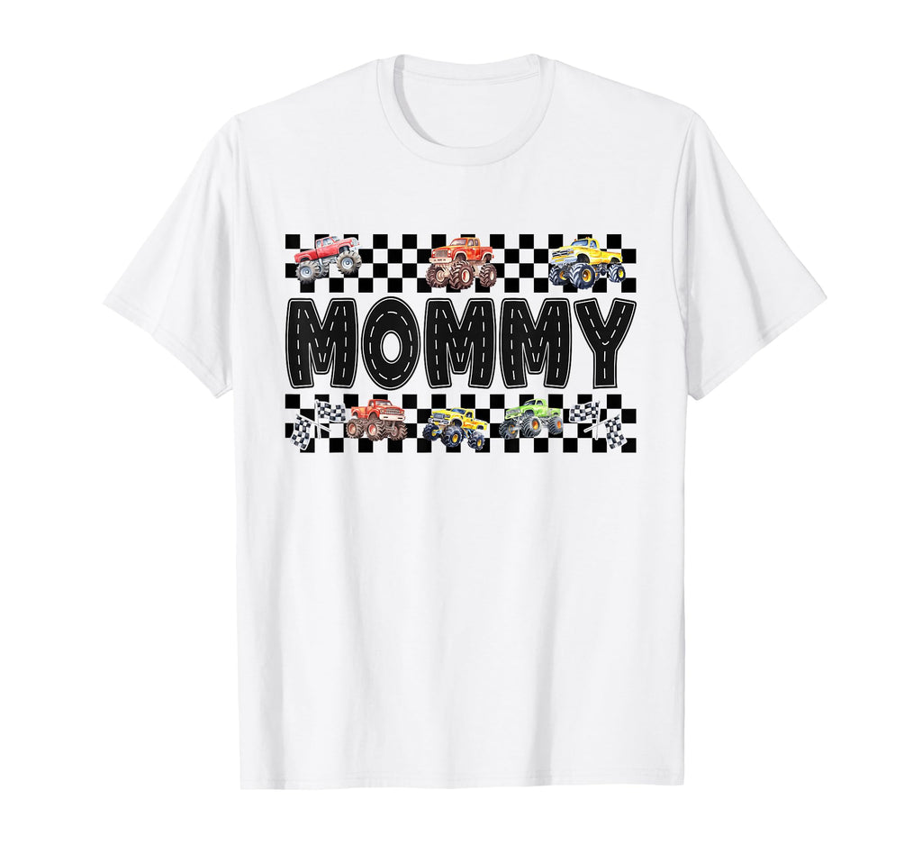 Mommy Monster Truck Family Crew Birthday T-Shirt - Streetwear Style Unisex - T-Shirt, Sweatshirt, Hoodie