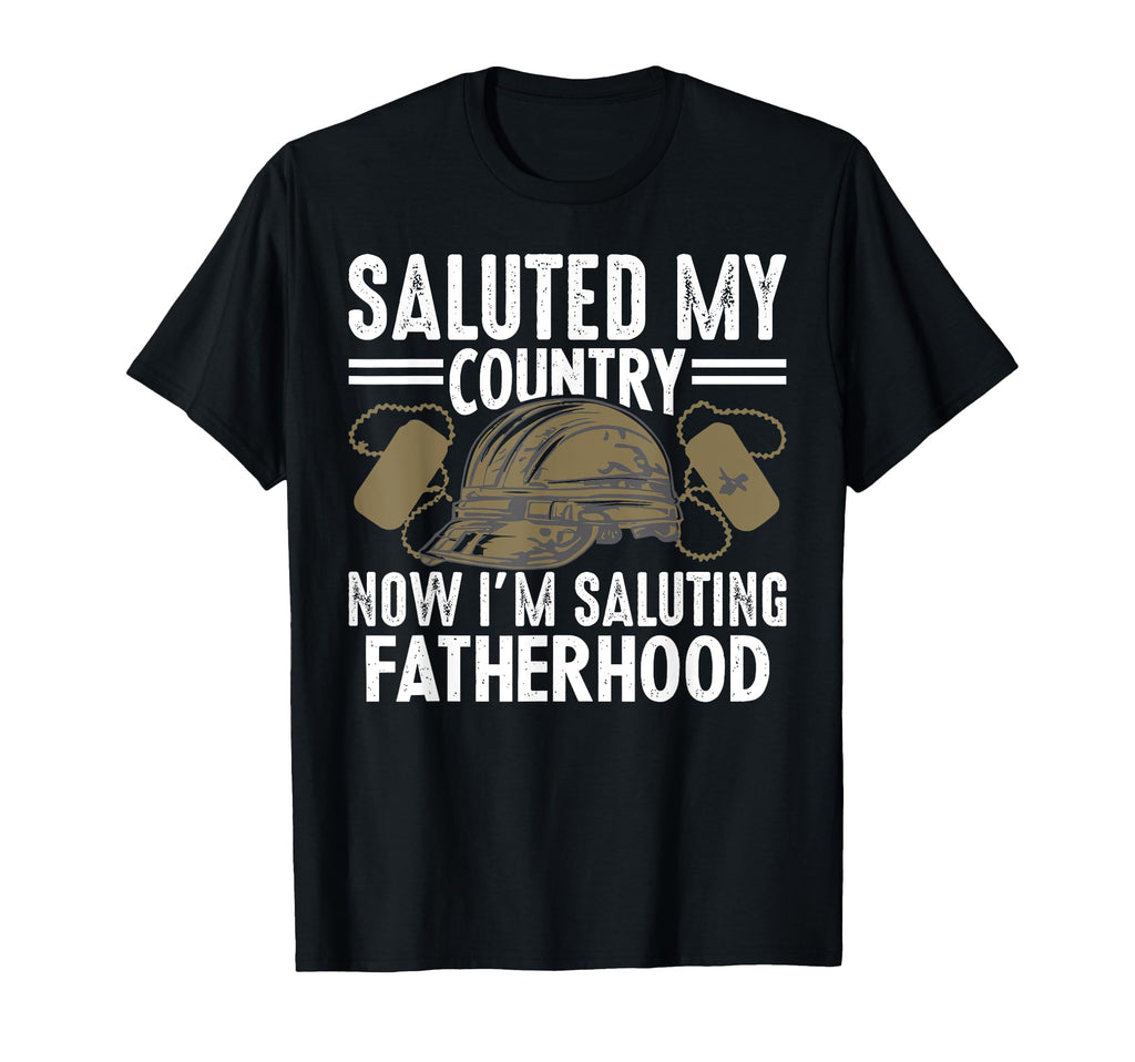 Saluted My Country Now Im Saluting T-Shirt - Novelty Apparel Men Women - T-Shirt, Sweatshirt, Hoodie