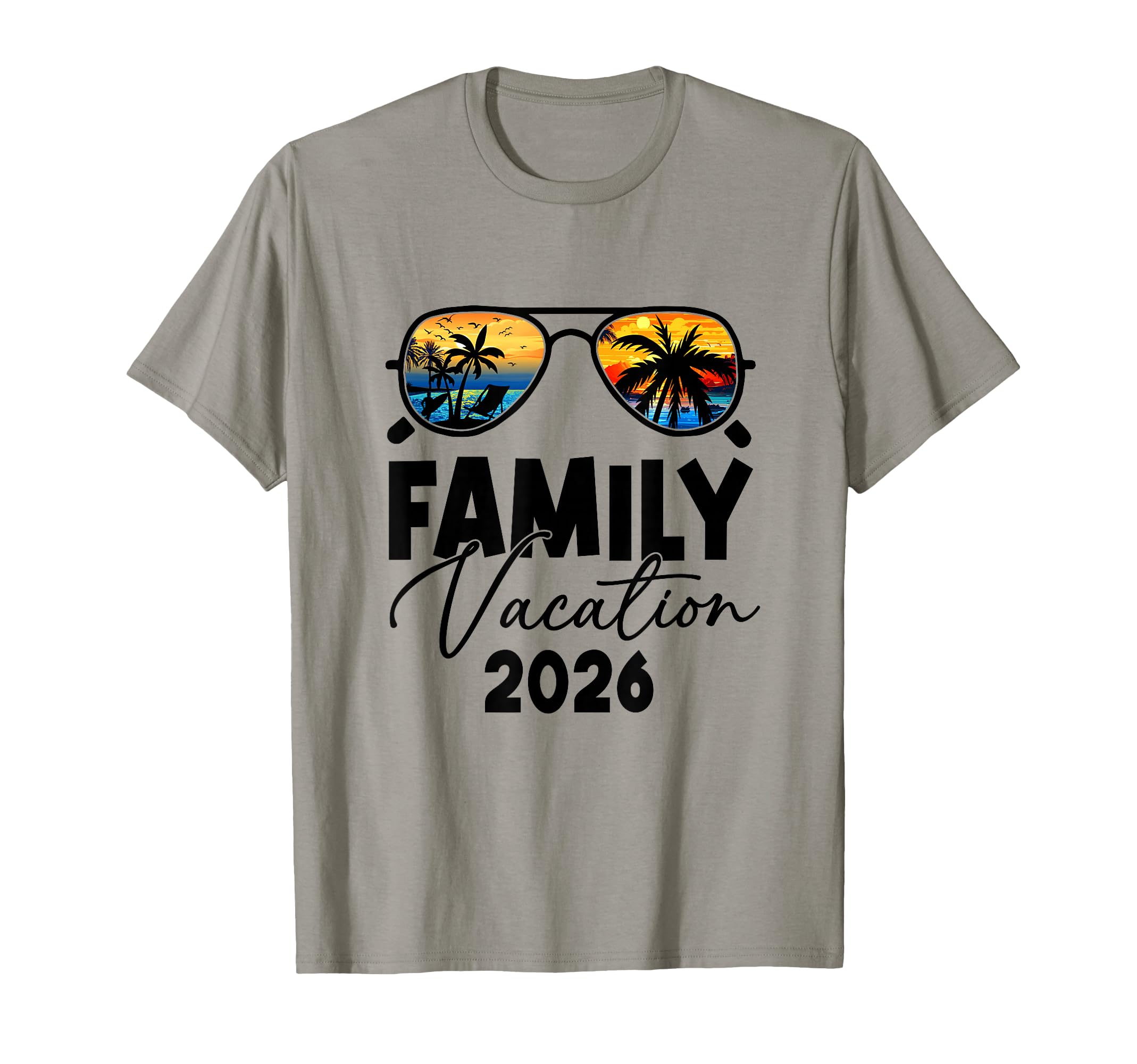 Family Vacation 2026 Beach Summer T-Shirt - Novelty Apparel for Adults - T-Shirt, Sweatshirt, Hoodie