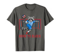 Born To Block Funny Raccoon Soccer T-Shirt - Custom Art Print for Adults - T-Shirt, Sweatshirt, Hoodie