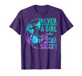 Soccer Never Underestimate Who Plays T-Shirt - Custom Art Print for Adults - T-Shirt, Sweatshirt, Hoodie