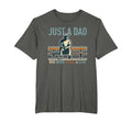 Fathers Day Just Dad Never Misses T-Shirt - Streetwear Style Men Women - T-Shirt, Sweatshirt, Hoodie