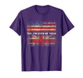 Yes Im Both Them Half American Half British T-Shirt - Graphic Print Unisex - T-Shirt, Sweatshirt, Hoodie