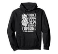 Funny Sexy Bearded Captain Pontoon Boat Hoodie - Trendy Graphic for Adults - T-Shirt, Sweatshirt, Hoodie