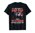 Im Dad Pop Pop And Veteran Us Flag T-Shirt - Aesthetic Graphic Unisex - T-Shirt, Sweatshirt, Hoodie