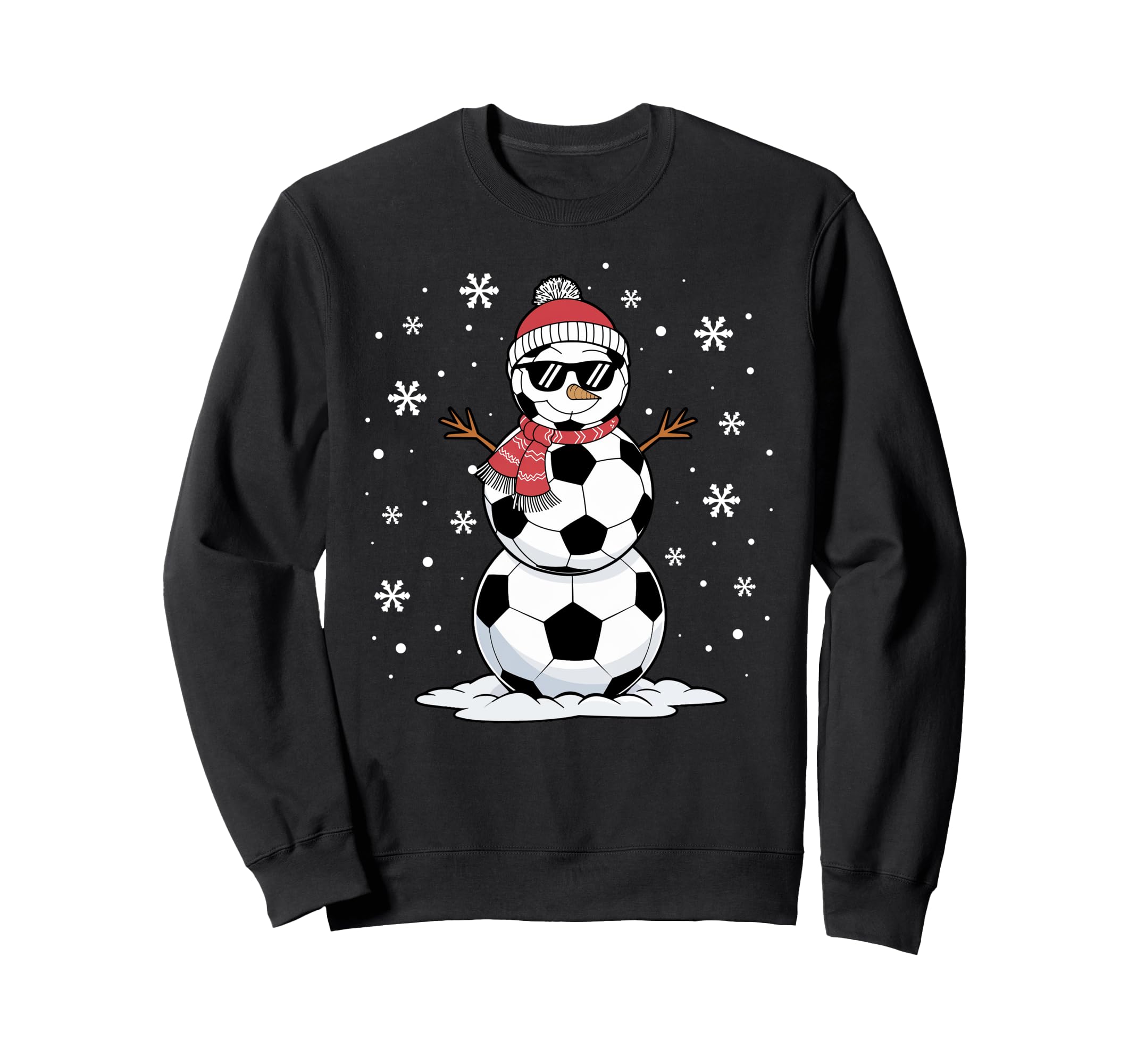 Santa Hat Snowman Family Matching Sweatshirt - Unique Graphic for Adults - T-Shirt, Sweatshirt, Hoodie