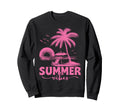 Summer Vibes Tropical Beach Sunset Sweatshirt - Unique Graphic Men Women - T-Shirt, Sweatshirt, Hoodie