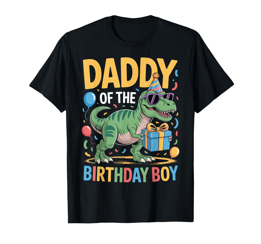 Daddy Birthday Party Outfit Dinosaur T-Shirt - Aesthetic Graphic Men Women - T-Shirt, Sweatshirt, Hoodie