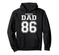 Number 86 Custom Proud Soccer Futbol Hoodie - Aesthetic Graphic for Adults - T-Shirt, Sweatshirt, Hoodie