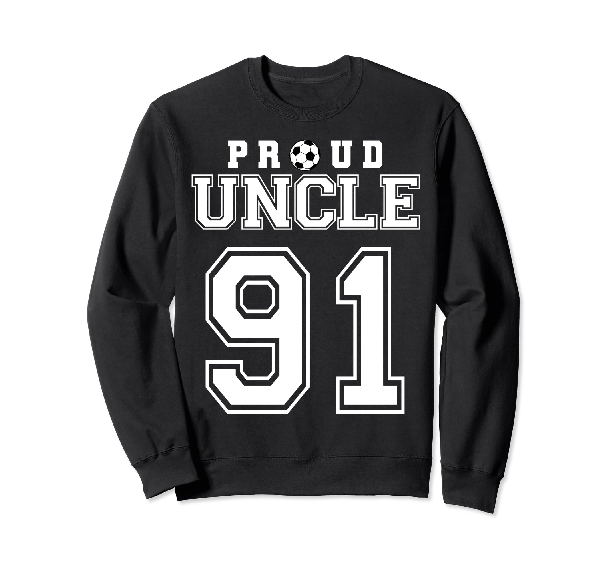 Number 91 Custom Proud Soccer Sweatshirt - Aesthetic Graphic for Adults - T-Shirt, Sweatshirt, Hoodie