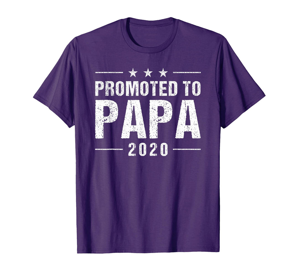 Mens Promoted To Papa 2020 New Dad Soon T-Shirt - Novelty Apparel Unisex - T-Shirt, Sweatshirt, Hoodie