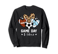 Game Day Vibes Funny Soccer Sweatshirt - Custom Art Print Unisex - T-Shirt, Sweatshirt, Hoodie
