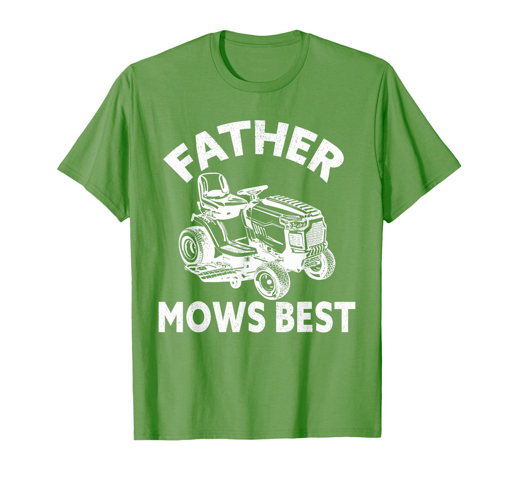 Father Mows Best Lawn Care Dad Mowing T-Shirt - Trendy Graphic for Adults - T-Shirt, Sweatshirt, Hoodie