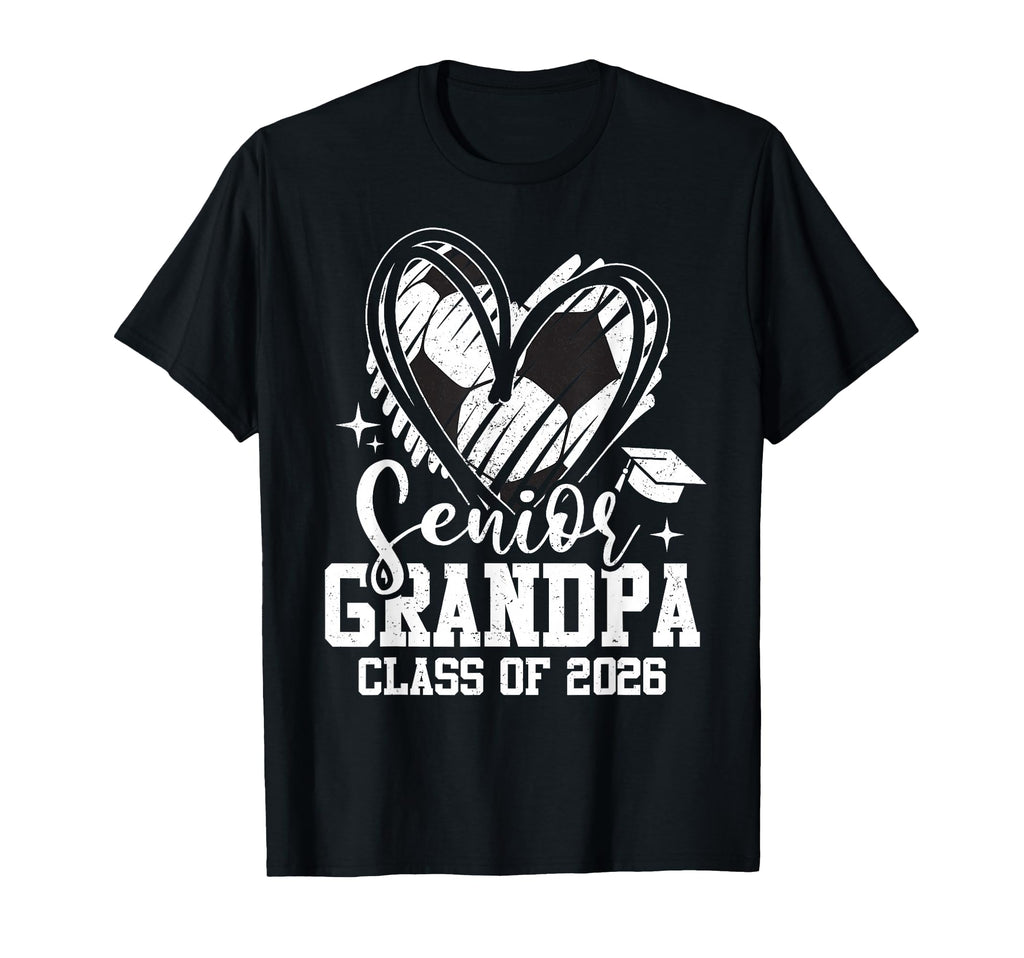 Senior Grandpa Class 2026 Soccer T-Shirt - Aesthetic Graphic Men Women - T-Shirt, Sweatshirt, Hoodie