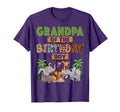 Wild Grandpa Birthday Zoo Safari T-Shirt - Fun Novelty Design Unisex - T-Shirt, Sweatshirt, Hoodie
