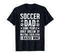 Proud Soccer Dad Soccer Player Dad T-Shirt - Minimalist Print Unisex - T-Shirt, Sweatshirt, Hoodie