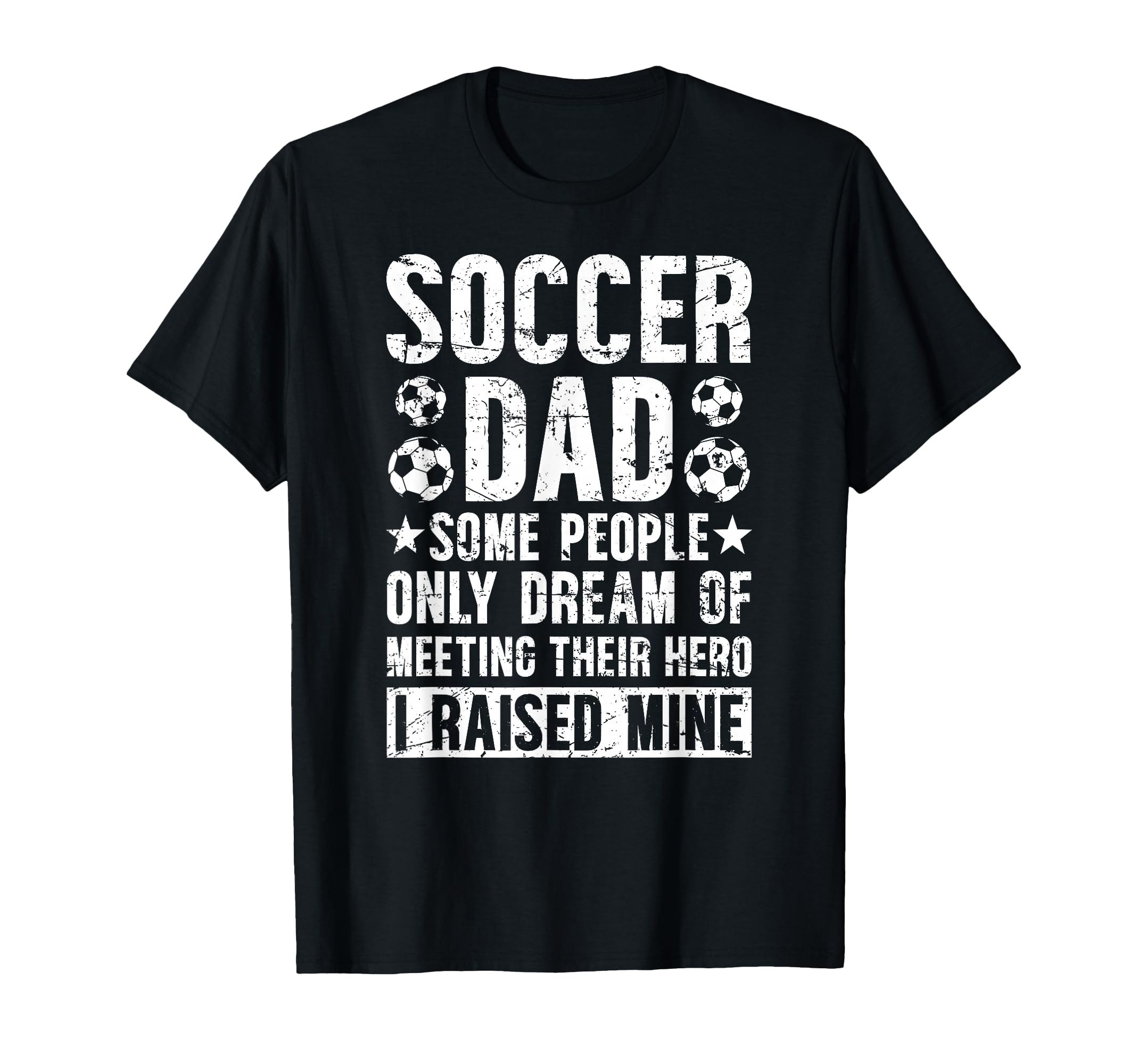 Proud Soccer Dad Soccer Player Dad T-Shirt - Minimalist Print Unisex - T-Shirt, Sweatshirt, Hoodie