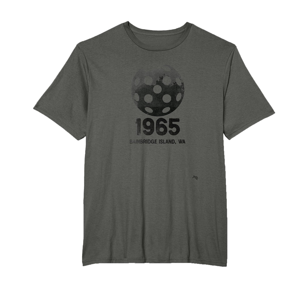 Pickleball 1965 Bainbridge Island Wa T-Shirt - Minimalist Print Men Women - T-Shirt, Sweatshirt, Hoodie