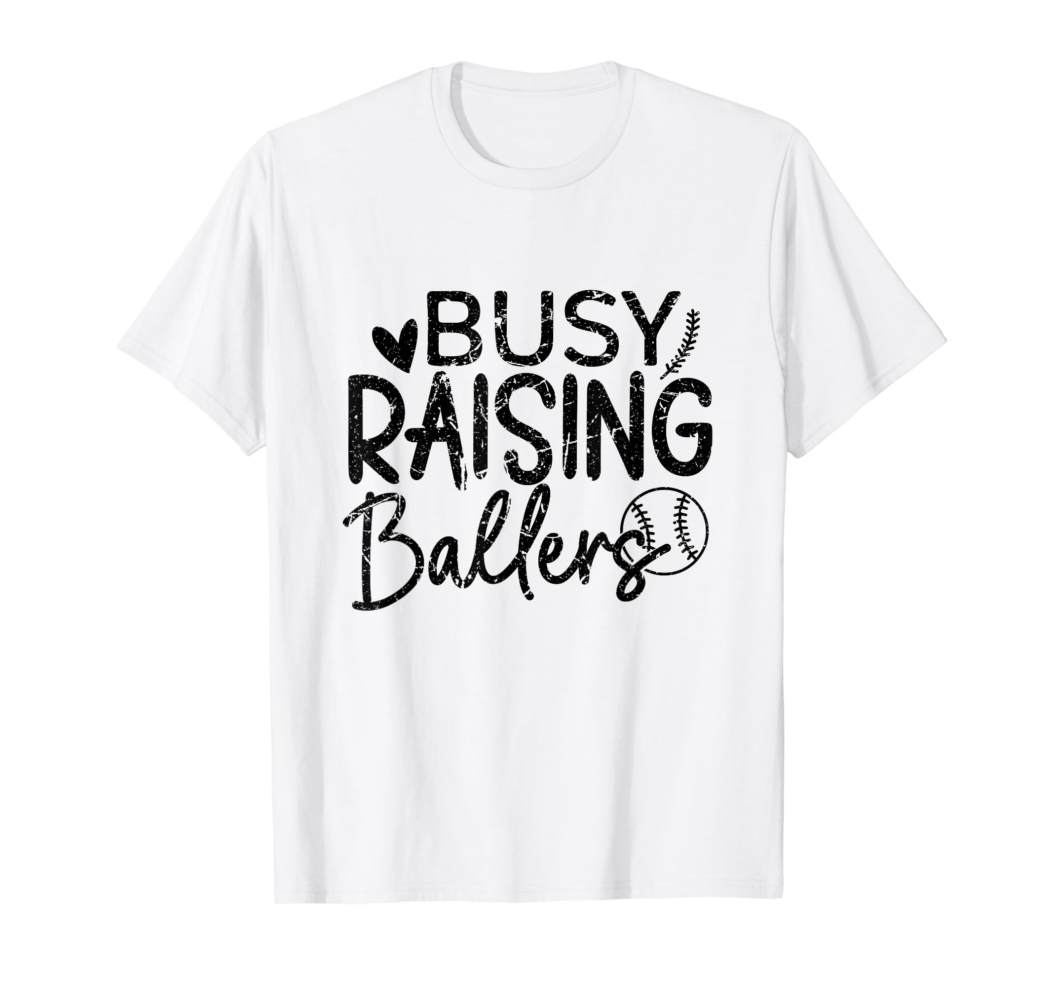 Busy Raising Ballers Baseball Parent T-Shirt - Aesthetic Graphic Unisex - T-Shirt, Sweatshirt, Hoodie