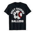 Busy Raising Ballers Funny Soccer T-Shirt - Minimalist Print Unisex - T-Shirt, Sweatshirt, Hoodie
