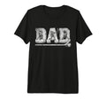 Hockey Dad Fathers Day Tri Blend T-Shirt - Unique Graphic Unisex - T-Shirt, Sweatshirt, Hoodie