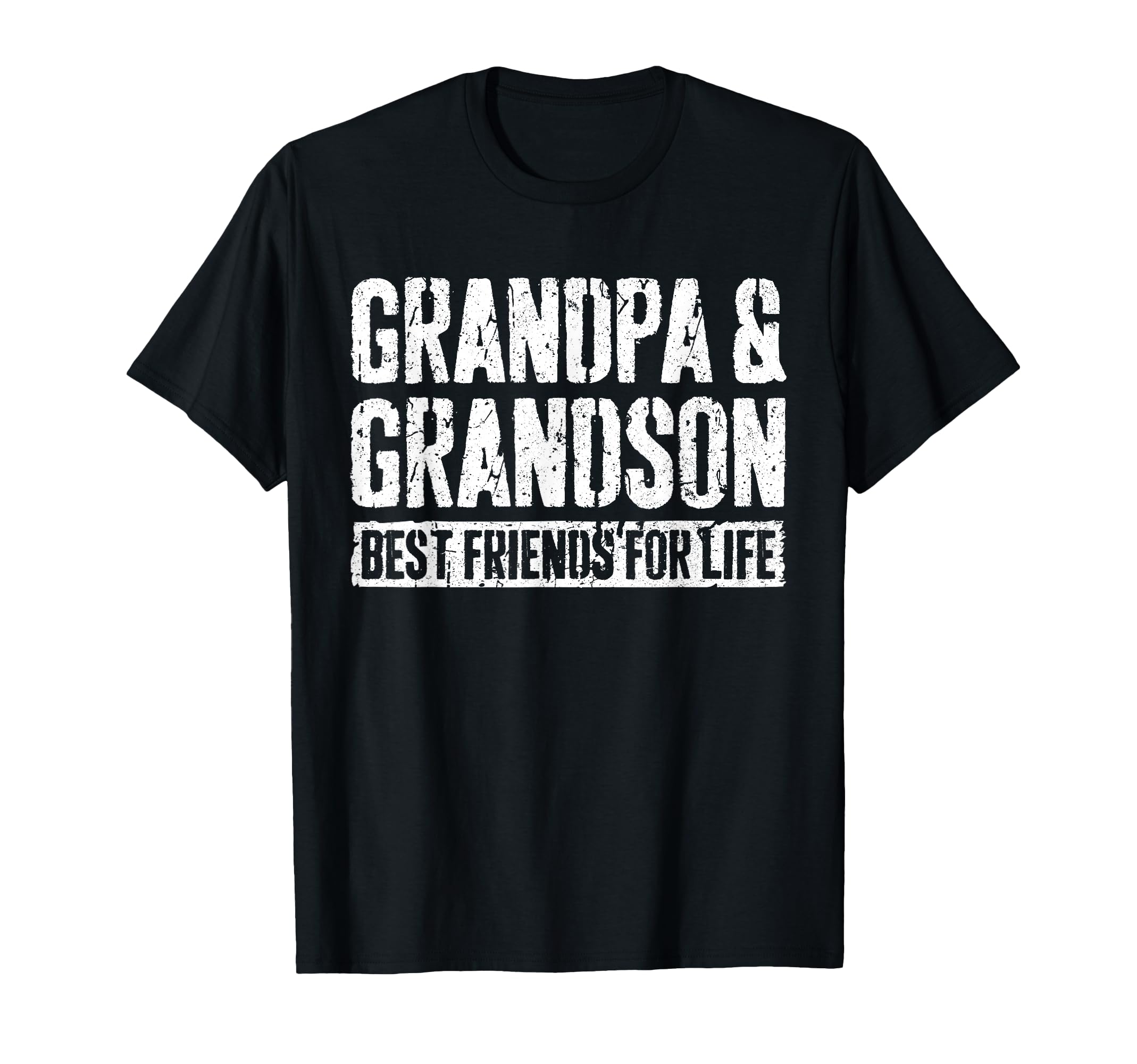 Grandpa And Grandson Best Friends Life T-Shirt - Novelty Apparel Unisex - T-Shirt, Sweatshirt, Hoodie